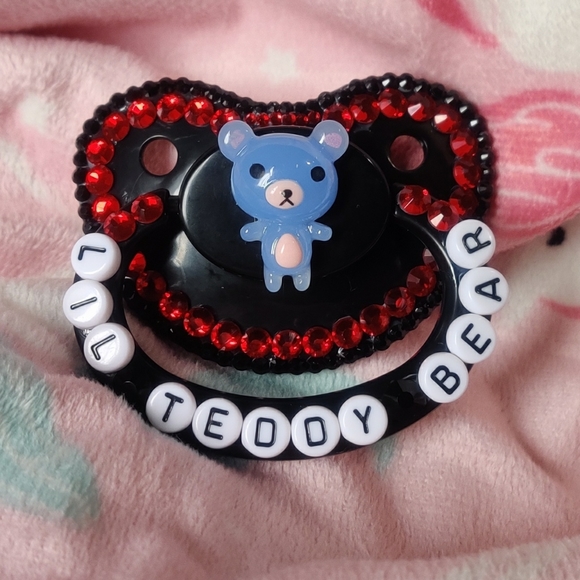 Lil Teddy Bear Adult Pacifier - Picture 1 of 3